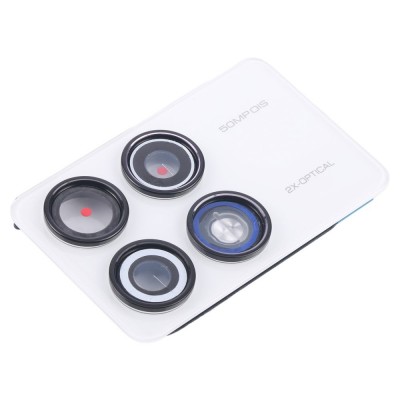 Camera Lens Glass With Frame For Xiaomi Redmi K70 Pro Silver By - Maxbhi Com