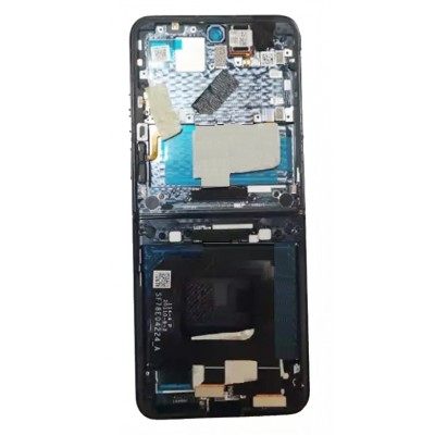 Lcd Frame Middle Chassis For Motorola Razr 50 Ultra Blue By - Maxbhi Com