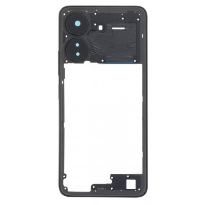 Middle Frame Ring Only For Xiaomi Poco C65 White By - Maxbhi Com