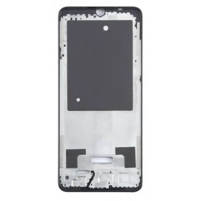 Lcd Frame Middle Chassis For Xiaomi Poco M6 Black By - Maxbhi Com
