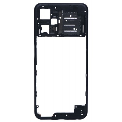 Middle Frame Ring Only For Realme 9 Black By - Maxbhi Com