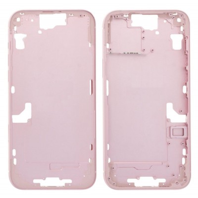 Lcd Frame Middle Chassis For Apple Iphone 15 Plus Pink By - Maxbhi Com