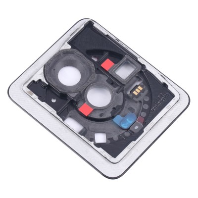 Camera Lens Glass With Frame For Xiaomi 12s Ultra Black By - Maxbhi Com