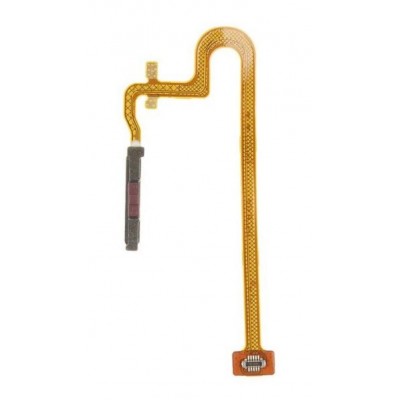 Fingerprint Sensor Flex Cable For Oppo A57s Black By - Maxbhi Com