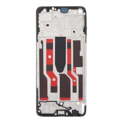 Lcd Frame Middle Chassis For Oppo Reno8 Lite White By - Maxbhi Com