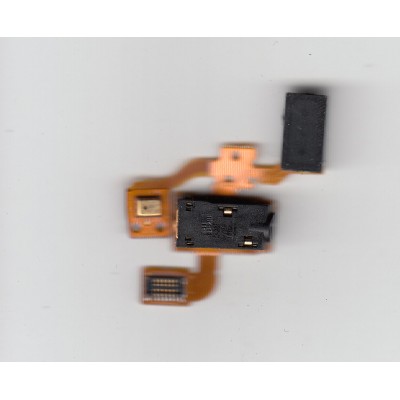 Ear piece Speaker Mic Audio Jack Port Handsfree Flex Cable for Samsung S5620 Monte