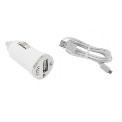 Car Charger for Firefly Mobile Intense 64 LTE with USB Cable