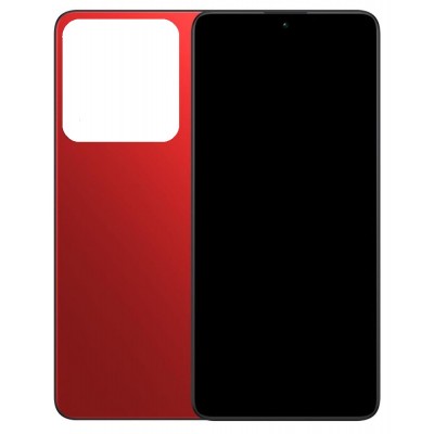 Back Panel Cover For Xiaomi Redmi Note 13 Pro 5g Red - Maxbhi Com