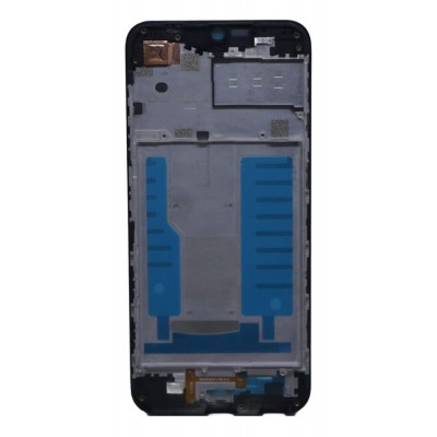 Lcd Frame Middle Chassis For Lava Blaze 2 Black By - Maxbhi Com