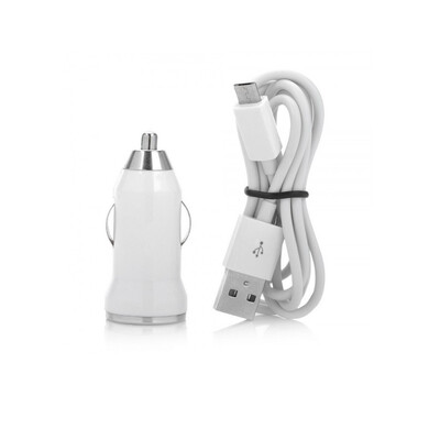 Car Charger for BQ Aquaris E5 HD Ubuntu Edition with USB Cable