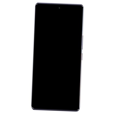 Lcd Frame Middle Chassis For Lava Blaze X 5g Grey By - Maxbhi Com