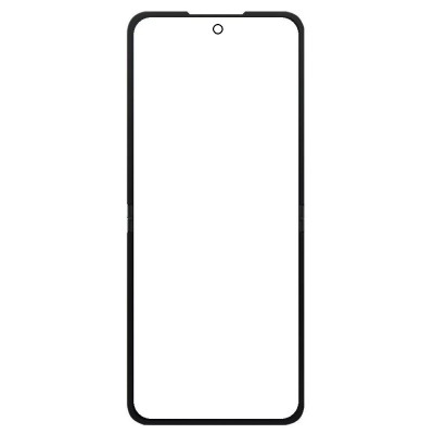 Replacement Front Glass For Samsung Galaxy Z Flip6 Black By - Maxbhi Com