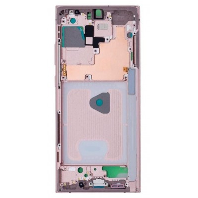 Lcd Frame Middle Chassis For Samsung Galaxy Note 20 Ultra Bronze By - Maxbhi Com