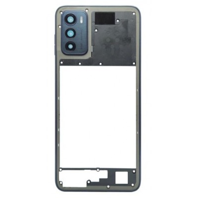 Middle Frame Ring Only For Motorola Moto G42 Black By - Maxbhi Com