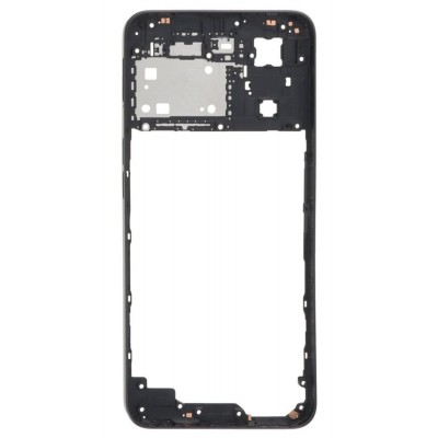 Middle Frame Ring Only For Oppo A57 4g 2022 Black By - Maxbhi Com