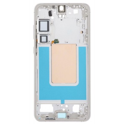 Lcd Frame Middle Chassis For Samsung Galaxy S24 Plus 5g White By - Maxbhi Com
