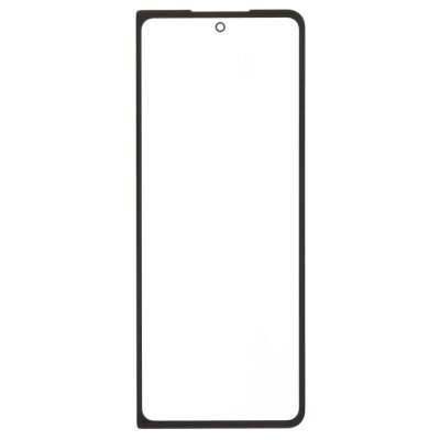 Replacement Front Glass For Samsung Galaxy Z Fold5 Black By - Maxbhi Com