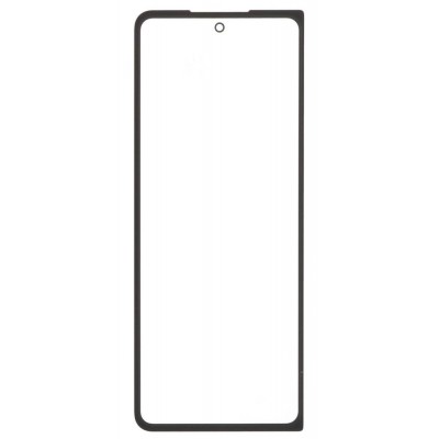 Replacement Front Glass For Samsung Galaxy Z Fold5 Black By - Maxbhi Com