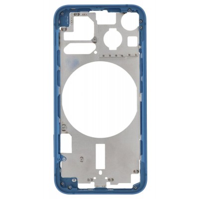 Lcd Frame Middle Chassis For Apple Iphone 13 Mini Blue By - Maxbhi Com