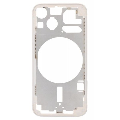 Lcd Frame Middle Chassis For Apple Iphone 13 Mini White By - Maxbhi Com