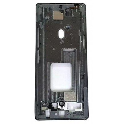 Lcd Frame Middle Chassis For Lg Velvet 5g Grey By - Maxbhi Com