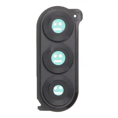Camera Lens Glass With Frame For Samsung Galaxy Z Fold6 Black By - Maxbhi Com