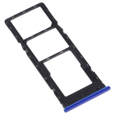 Sim Card Holder Tray For Tecno Spark 4 Blue - Maxbhi Com