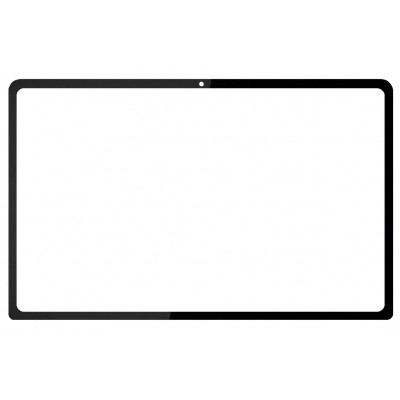 Replacement Front Glass For Lenovo Tab Plus Black By - Maxbhi Com