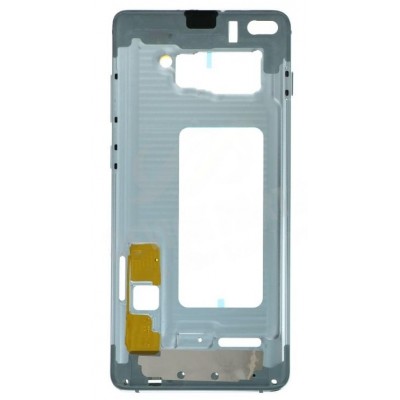 Lcd Frame Middle Chassis For Samsung Galaxy S10 Plus White By - Maxbhi Com