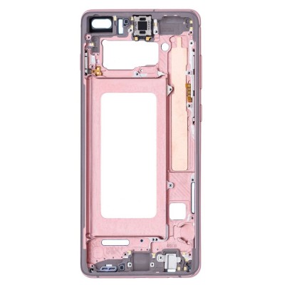 Lcd Frame Middle Chassis For Samsung Galaxy S10 Plus Pink By - Maxbhi Com