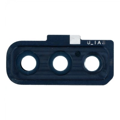 Camera Lens Glass With Frame For Samsung Galaxy A7 2018 Black By - Maxbhi Com