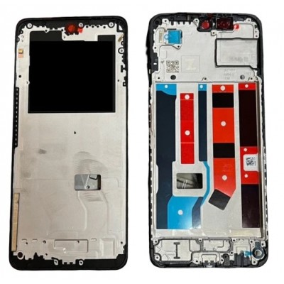 Lcd Frame Middle Chassis For Oppo K12x 5g Black By - Maxbhi Com