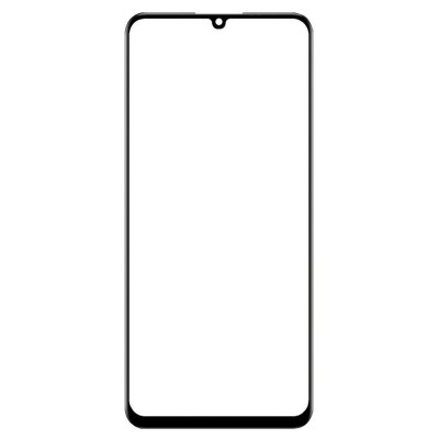 Replacement Front Glass For Realme Narzo N61 Black By - Maxbhi Com
