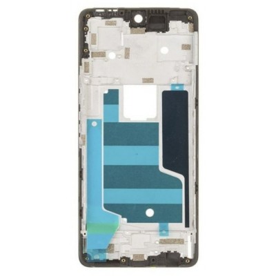 Lcd Frame Middle Chassis For Infinix Note 12 Vip Black By - Maxbhi Com