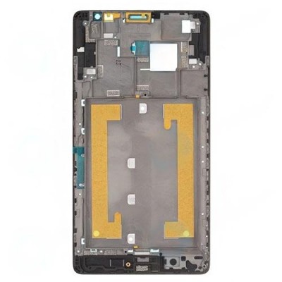 Lcd Frame Middle Chassis For Huawei Ascend Mate Black By - Maxbhi Com