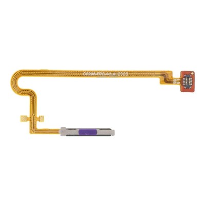 Fingerprint Sensor Flex Cable For Realme C33 White By - Maxbhi Com