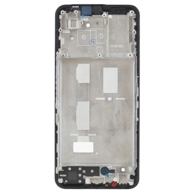 Lcd Frame Middle Chassis For Vivo Y35 2022 White By - Maxbhi Com