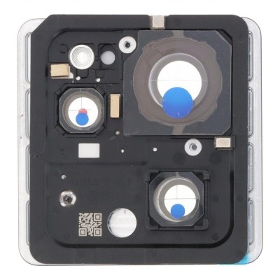 Camera Lens Glass With Frame For Xiaomi 13t White By - Maxbhi Com