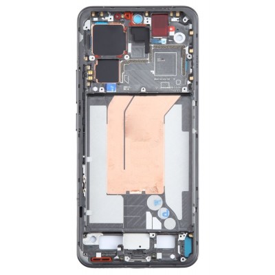 Lcd Frame Middle Chassis For Xiaomi 14 Pro Black By - Maxbhi Com