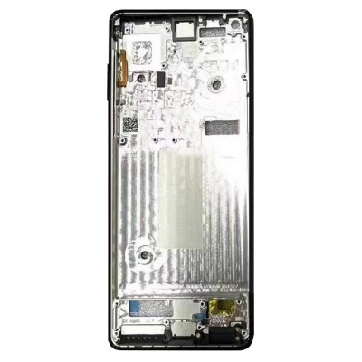 Lcd Frame Middle Chassis For Motorola Edge Plus White By - Maxbhi Com