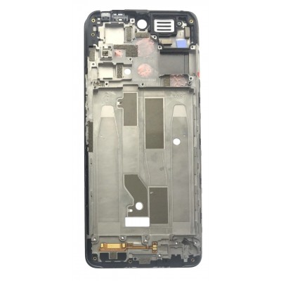 Lcd Frame Middle Chassis For Infinix Note 11 Pro Black By - Maxbhi Com
