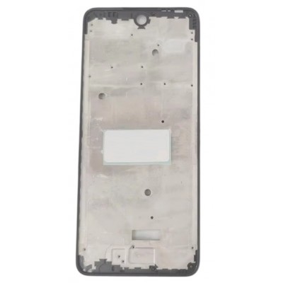 Lcd Frame Middle Chassis For Tecno Camon 18 Black By - Maxbhi Com
