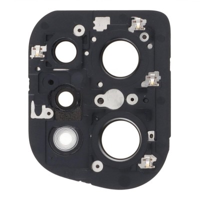 Camera Lens Glass With Frame For Oppo Find X5 White By - Maxbhi Com