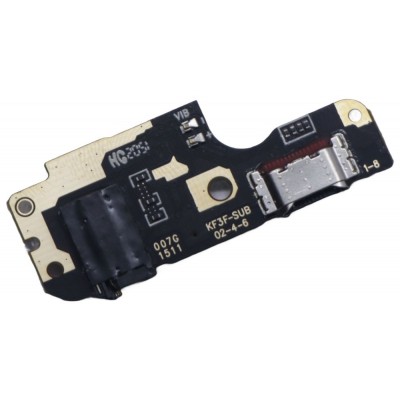 Charging Connector Flex Pcb Board For Micromax In Note 1 By - Maxbhi Com
