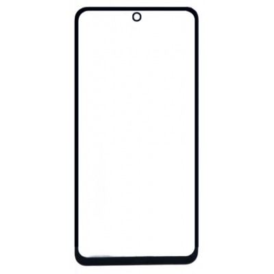Replacement Front Glass For Vivo T3x 5g Black By - Maxbhi Com
