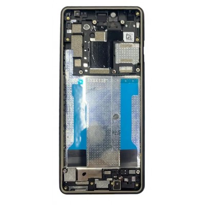 Lcd Frame Middle Chassis For Sony Xperia 10 Iii Lite White By - Maxbhi Com