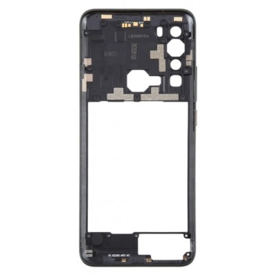 Middle Frame Ring Only For Htc U20 Black By - Maxbhi Com
