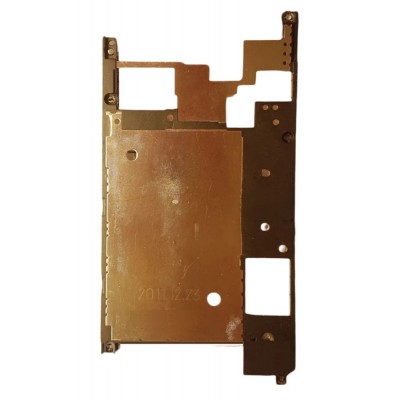 Lcd Frame Middle Chassis For Nokia Lumia 800 Magenta By - Maxbhi Com