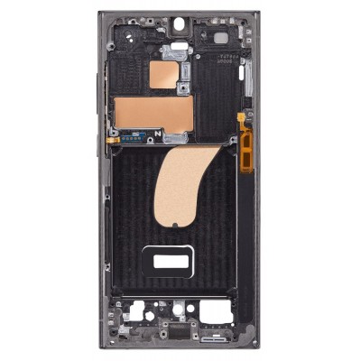 Lcd Frame Middle Chassis For Samsung Galaxy S23 Ultra Green By - Maxbhi Com