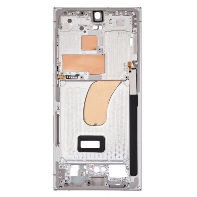Lcd Frame Middle Chassis For Samsung Galaxy S23 Ultra Light Blue By - Maxbhi Com